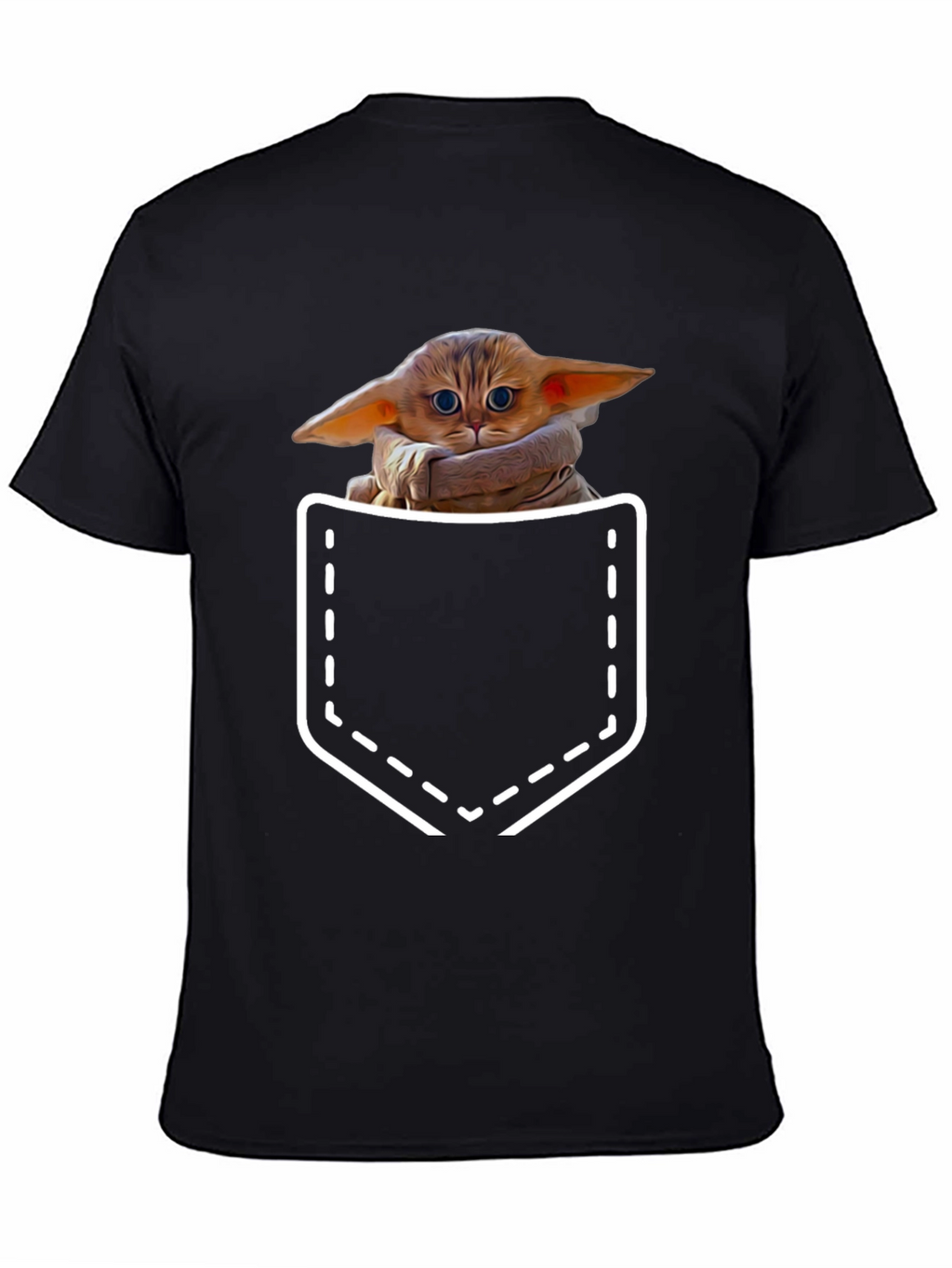 Grogu Pocket T-Shirt - The Child Cute Design
