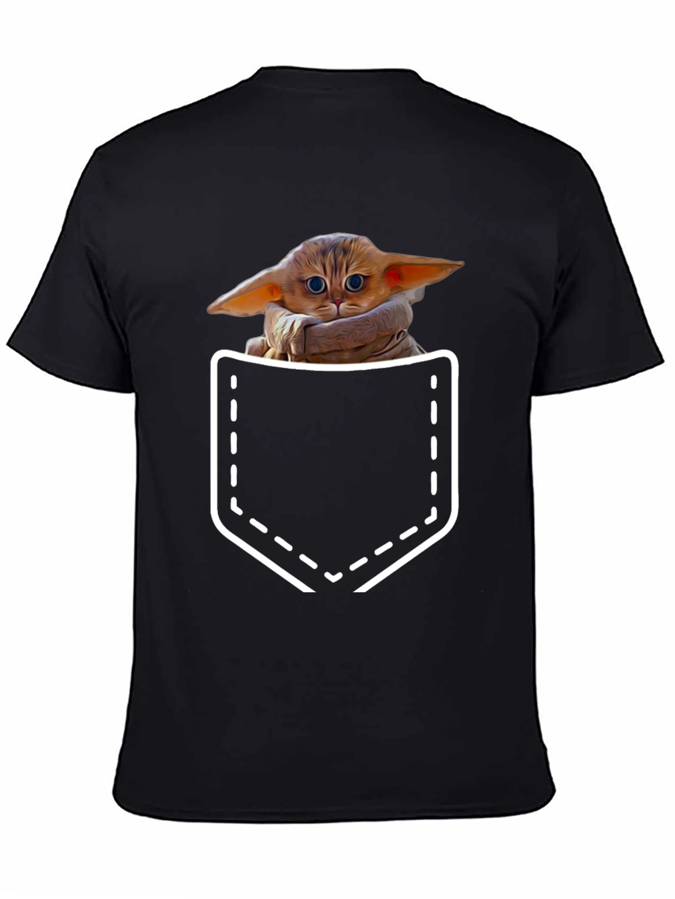 Grogu Pocket T-Shirt - The Child Cute Design