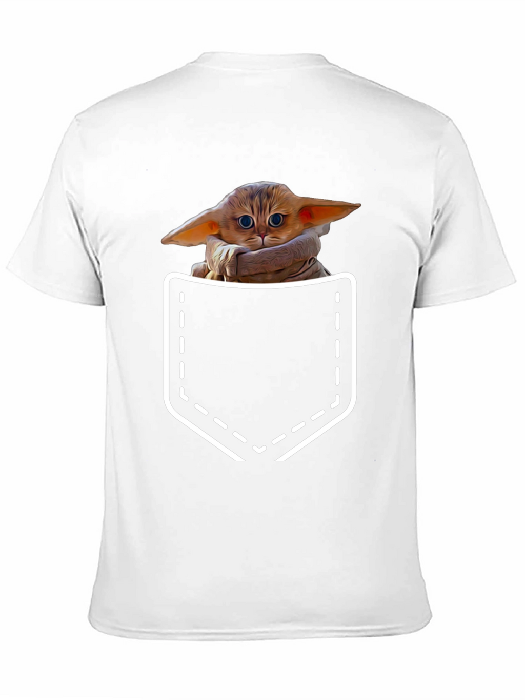 Grogu Pocket T-Shirt - The Child Cute Design