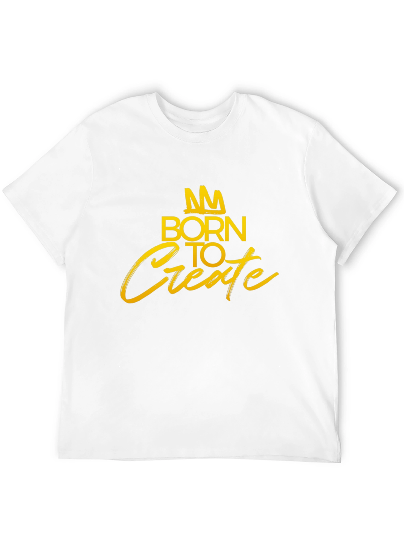 Born to Create - Graphic T-Shirt - Black
