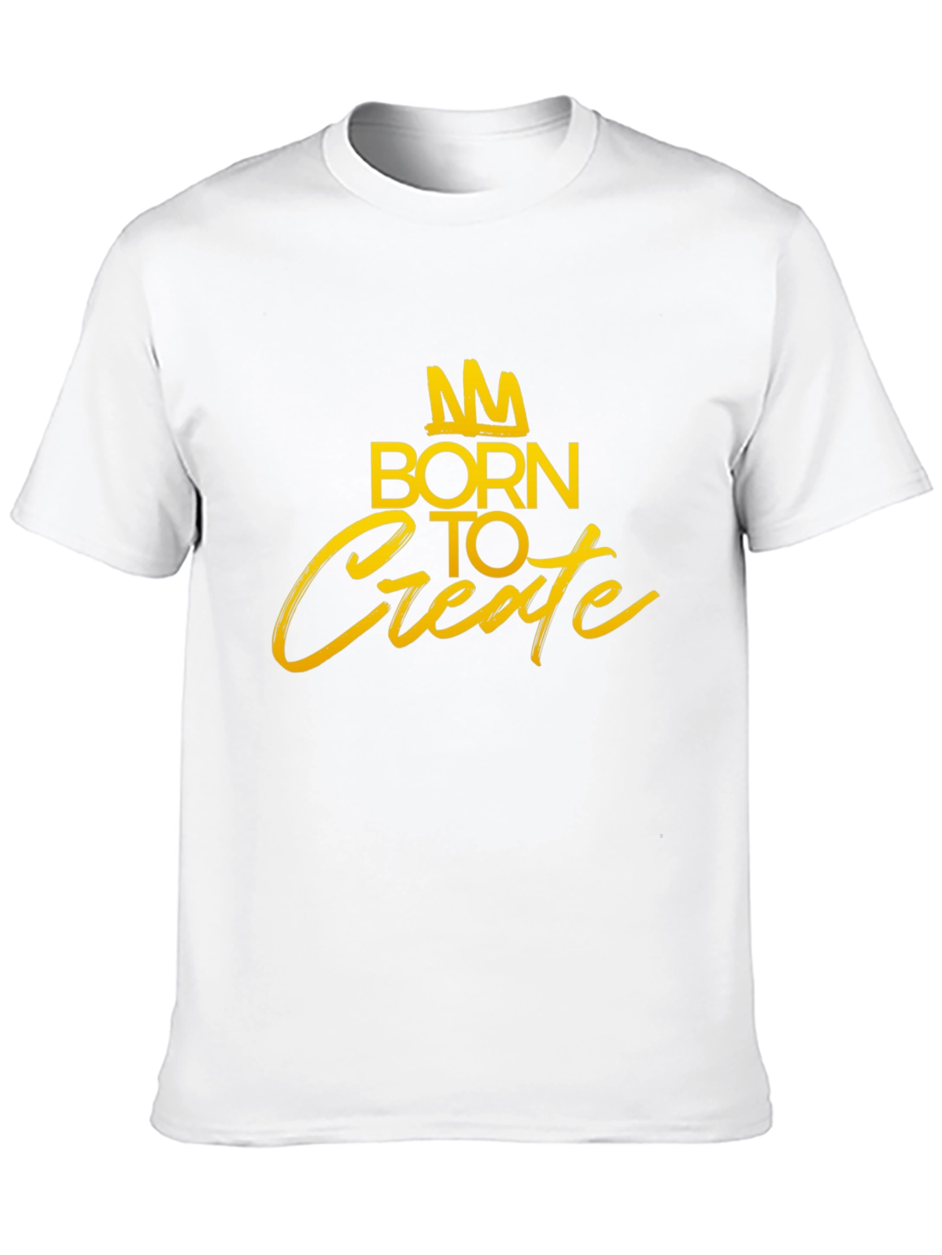 Born to Create - Graphic T-Shirt - Black