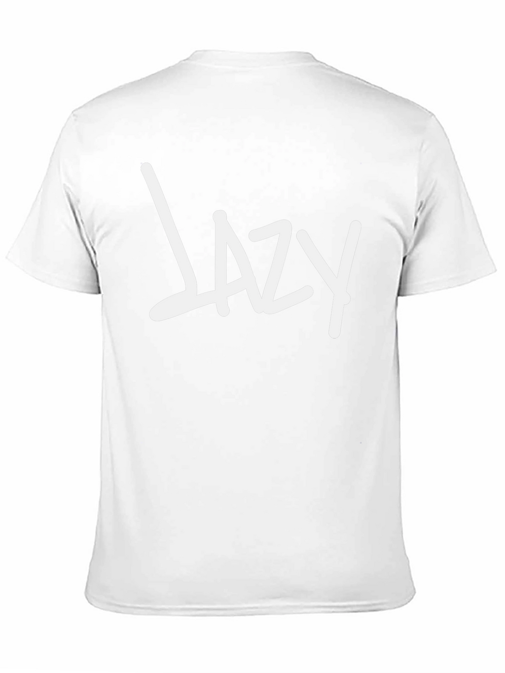 Lazy Graphic Tee - Black Cotton Casual Wear