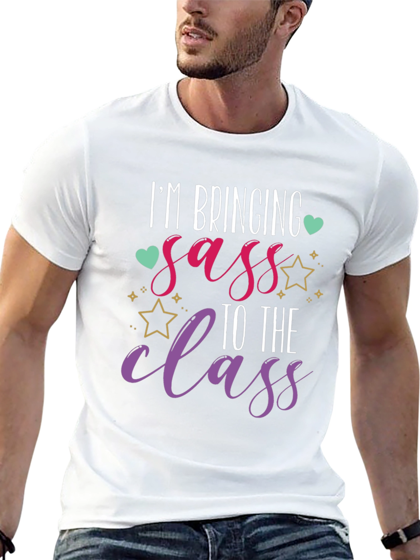Im Bringing Sass To The Class Black T-Shirt