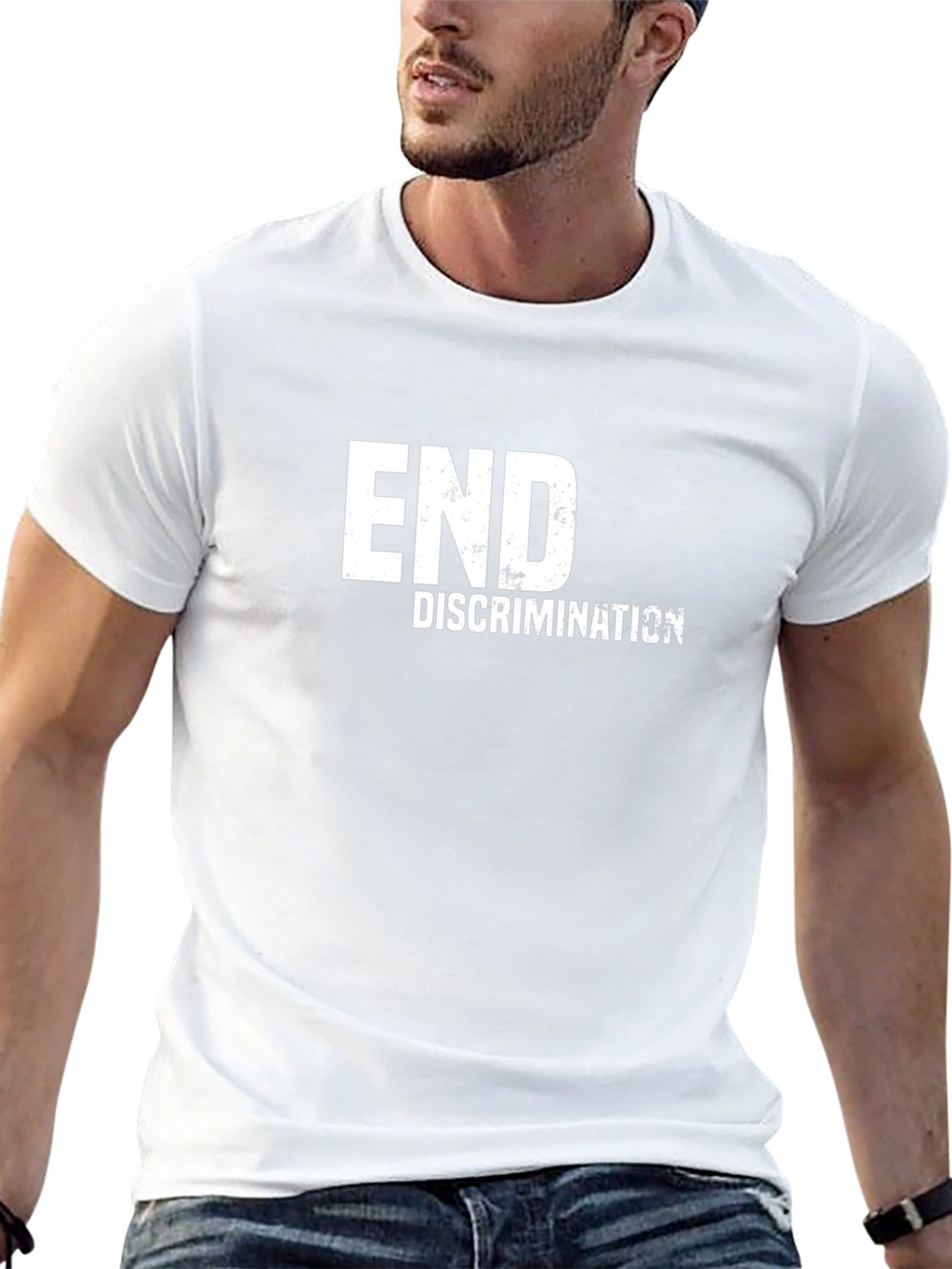 End Discrimination Graphic T-Shirt