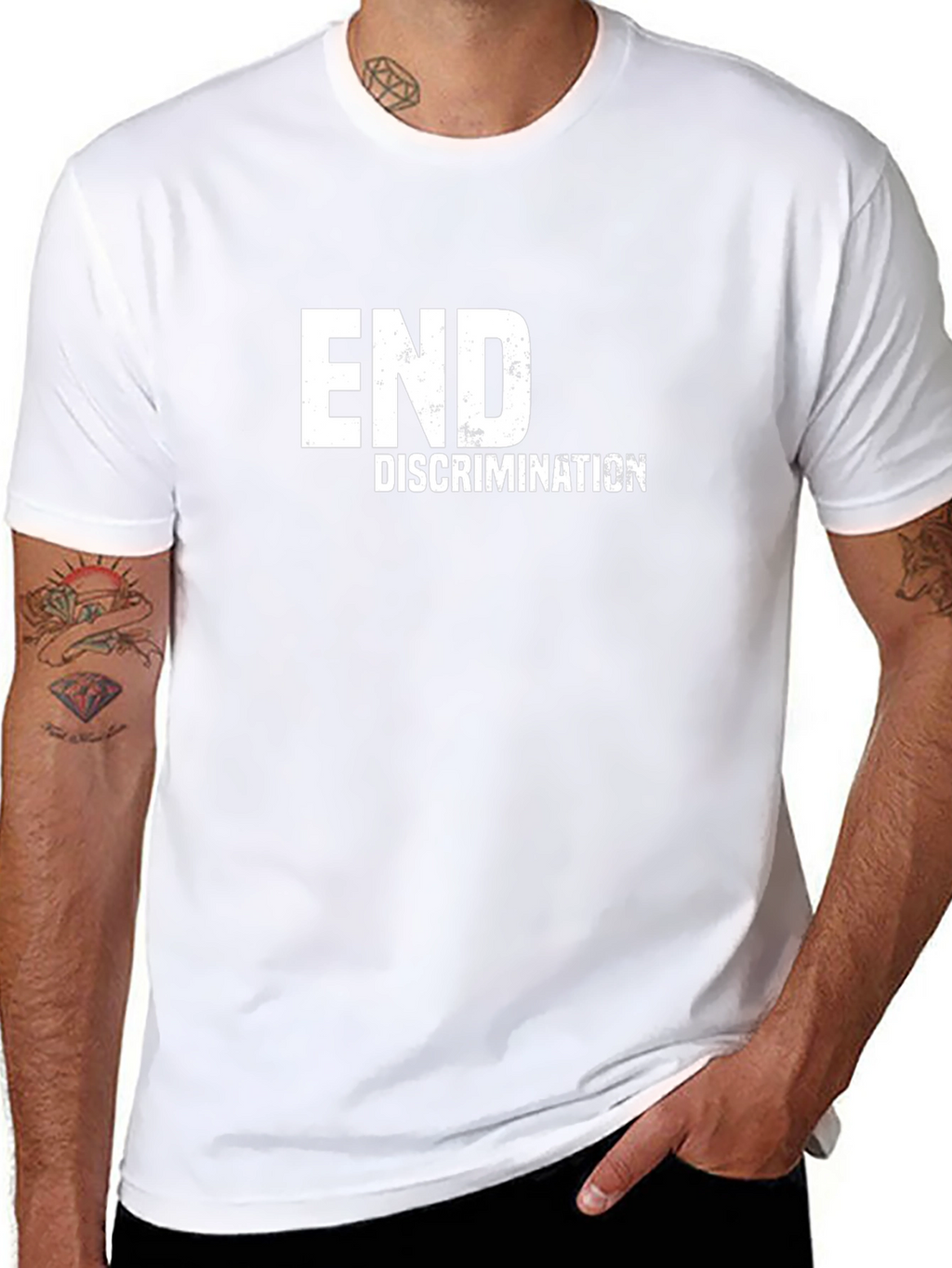 End Discrimination Graphic T-Shirt