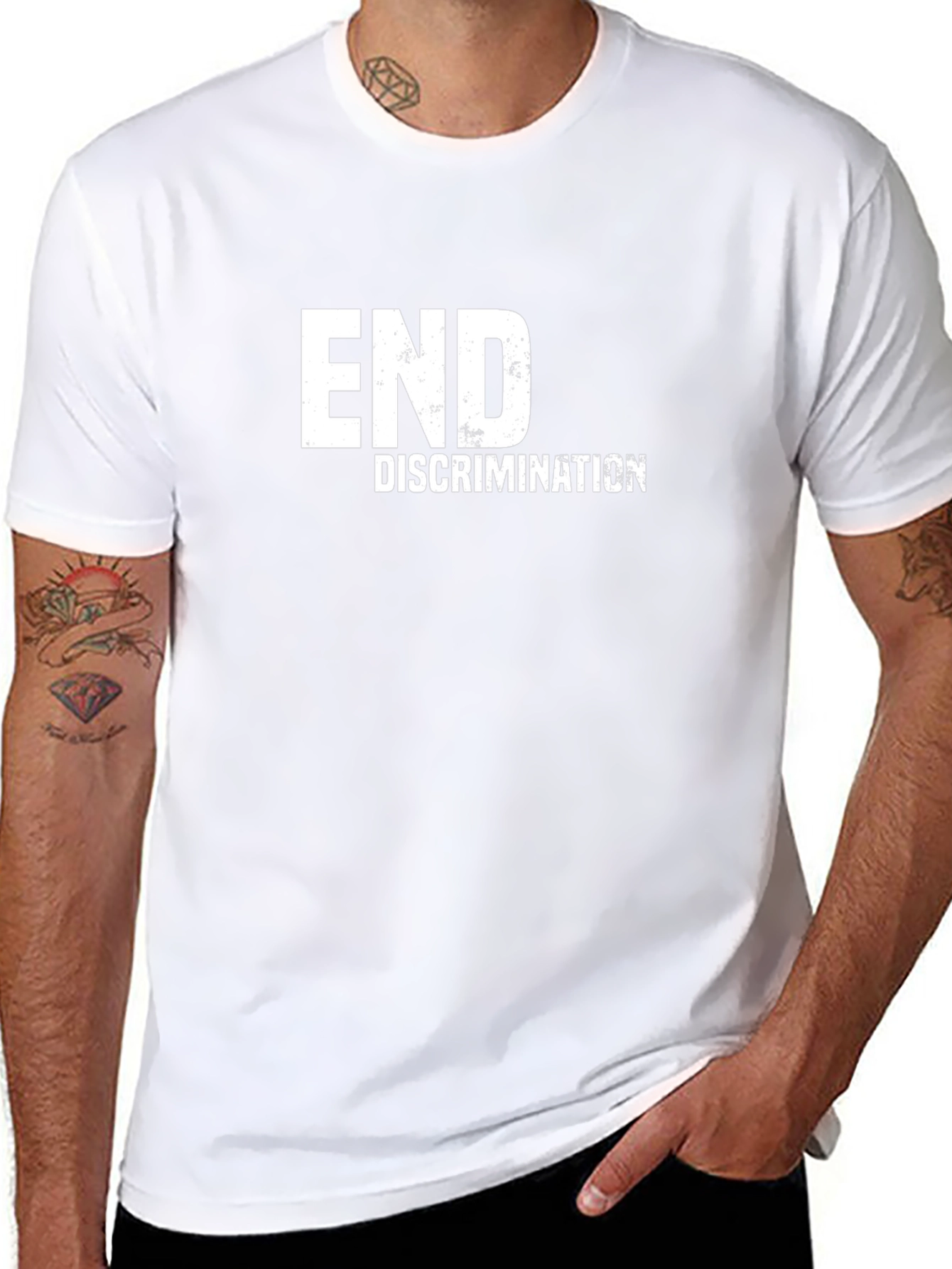 End Discrimination Graphic T-Shirt