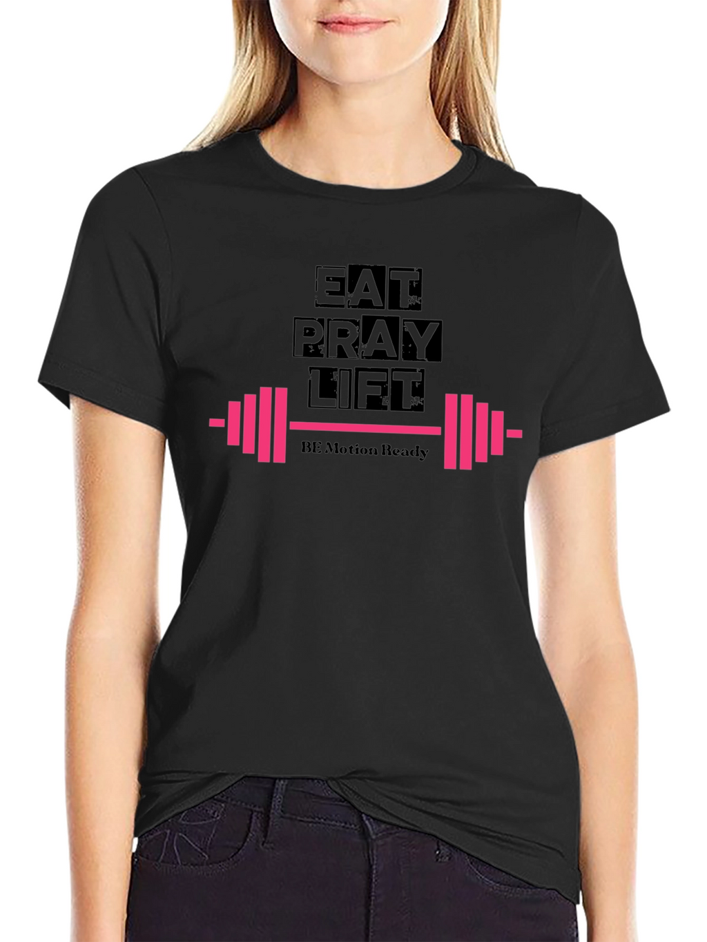 Eat Pray Lift Black T-Shirt