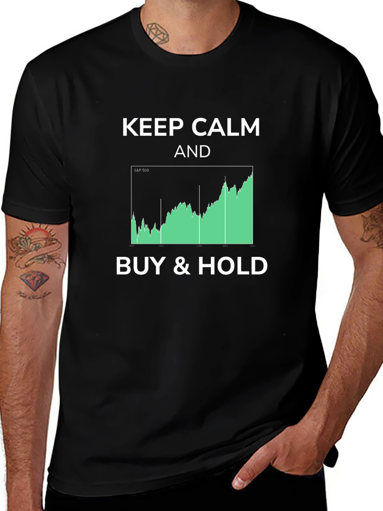 Keep Calm Buy & Hold Stock Market T-Shirt