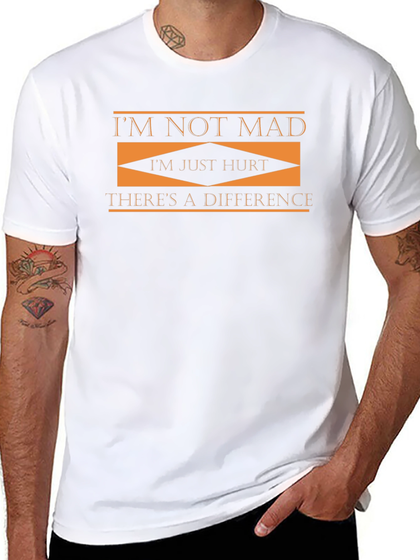 Im Not Mad Im Just Hurt Graphic T-Shirt