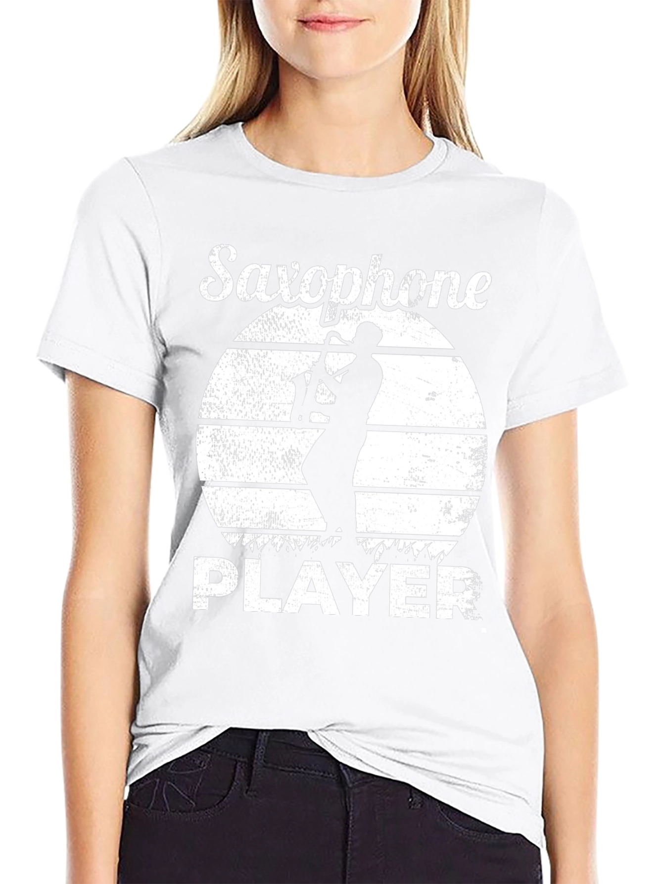 Saxophone Player Graphic T-Shirt - Musician Tee
