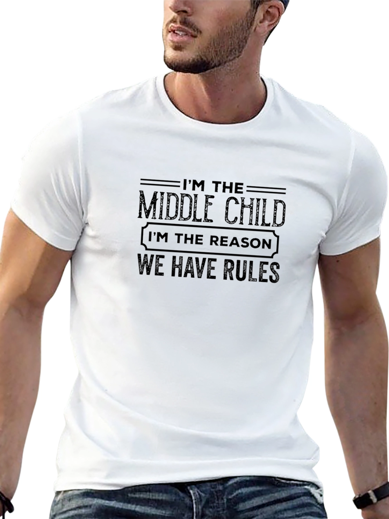 Im The Middle Child Graphic T-Shirt