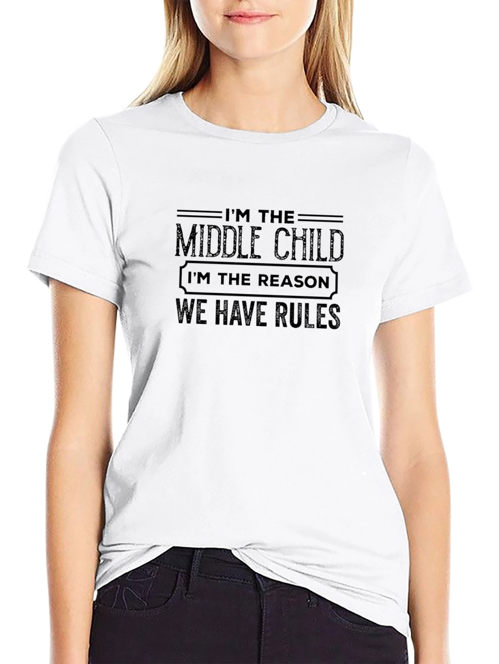 Im The Middle Child Graphic T-Shirt
