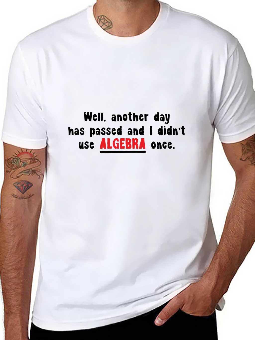 Algebra T-Shirt - Another Day Without Algebra