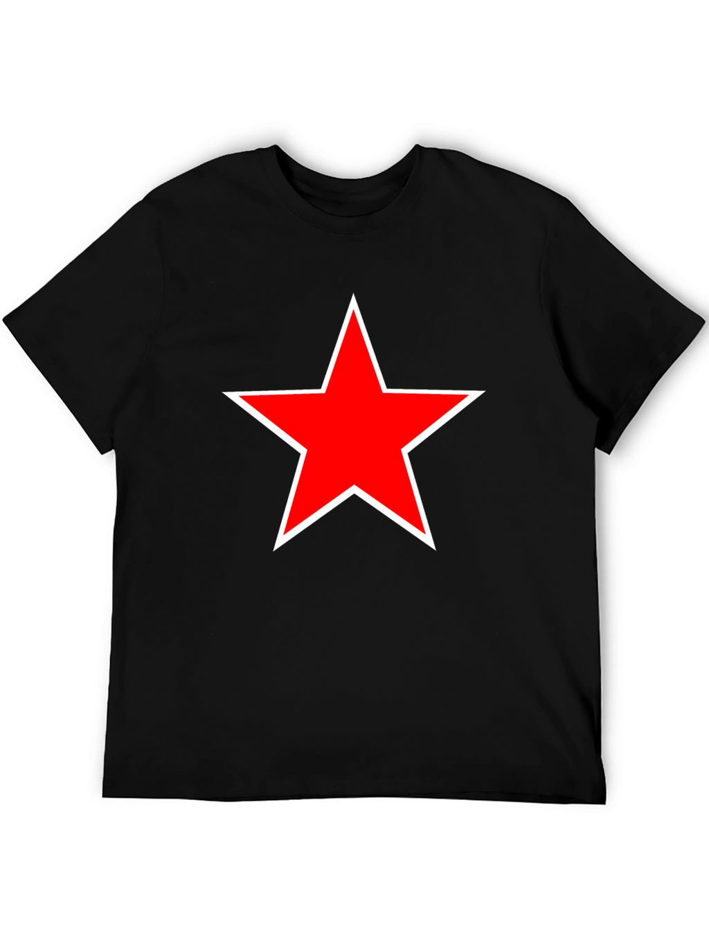 Red Star Black T-Shirt