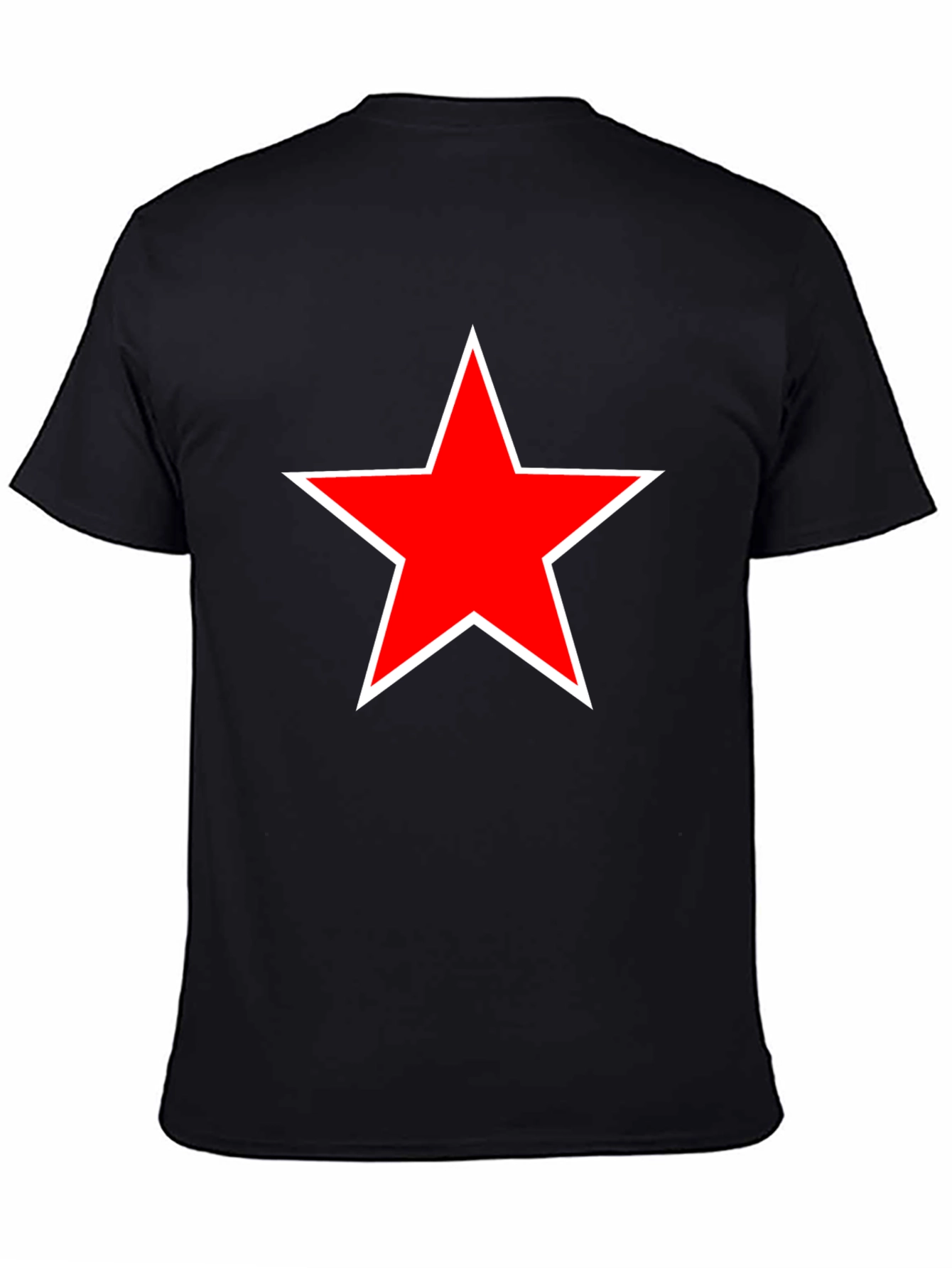 Red Star Black T-Shirt