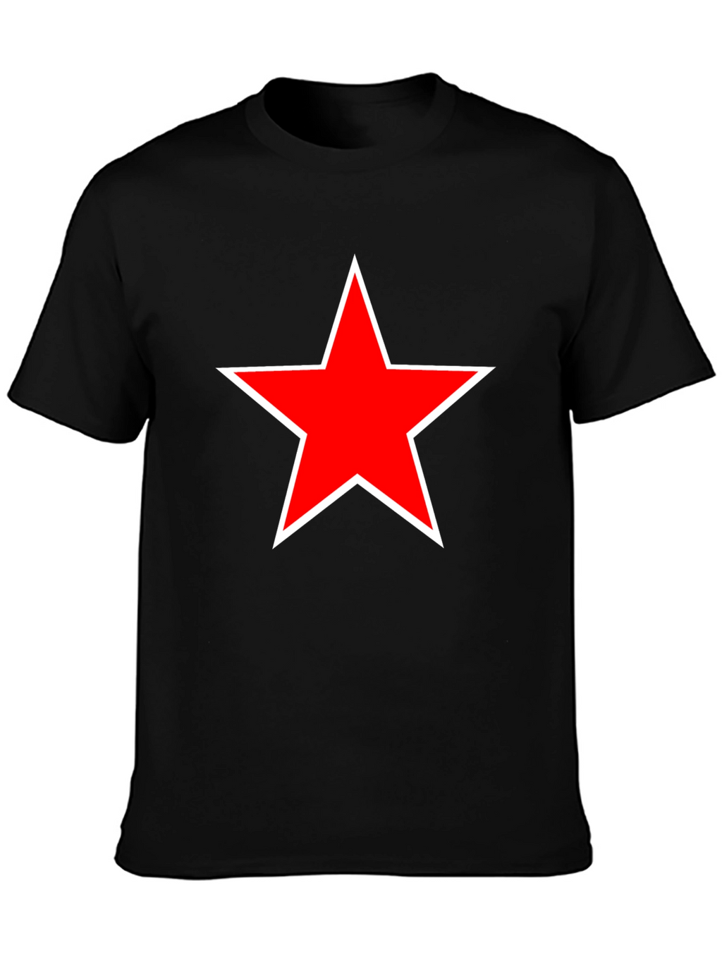 Red Star Black T-Shirt