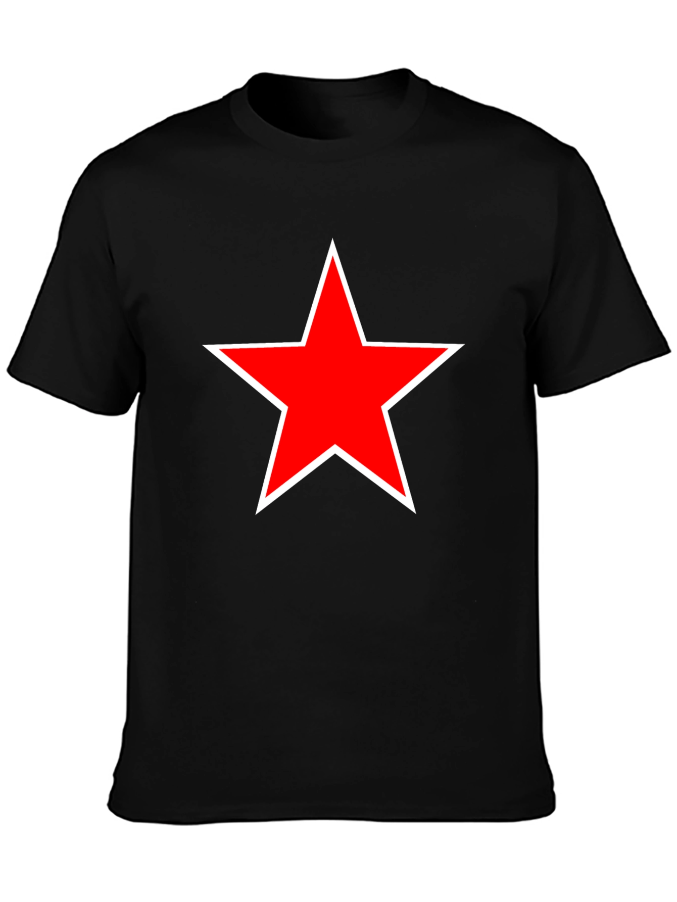 Red Star Black T-Shirt