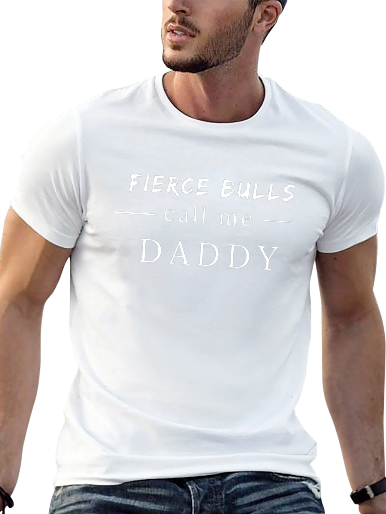 Fierce Bulls Call Me Daddy Graphic Tee