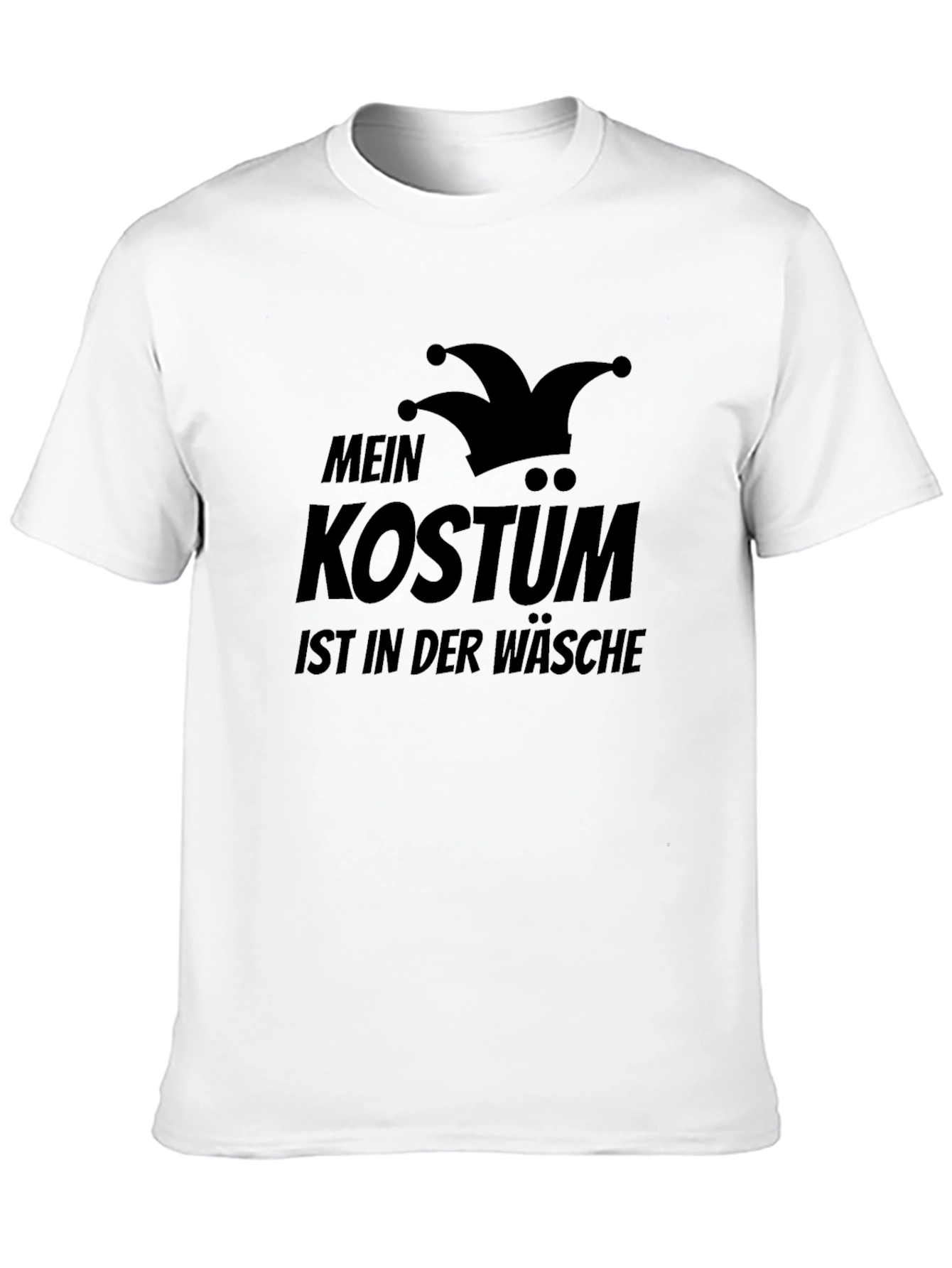 Funny German Costume Laundry Black T-Shirt