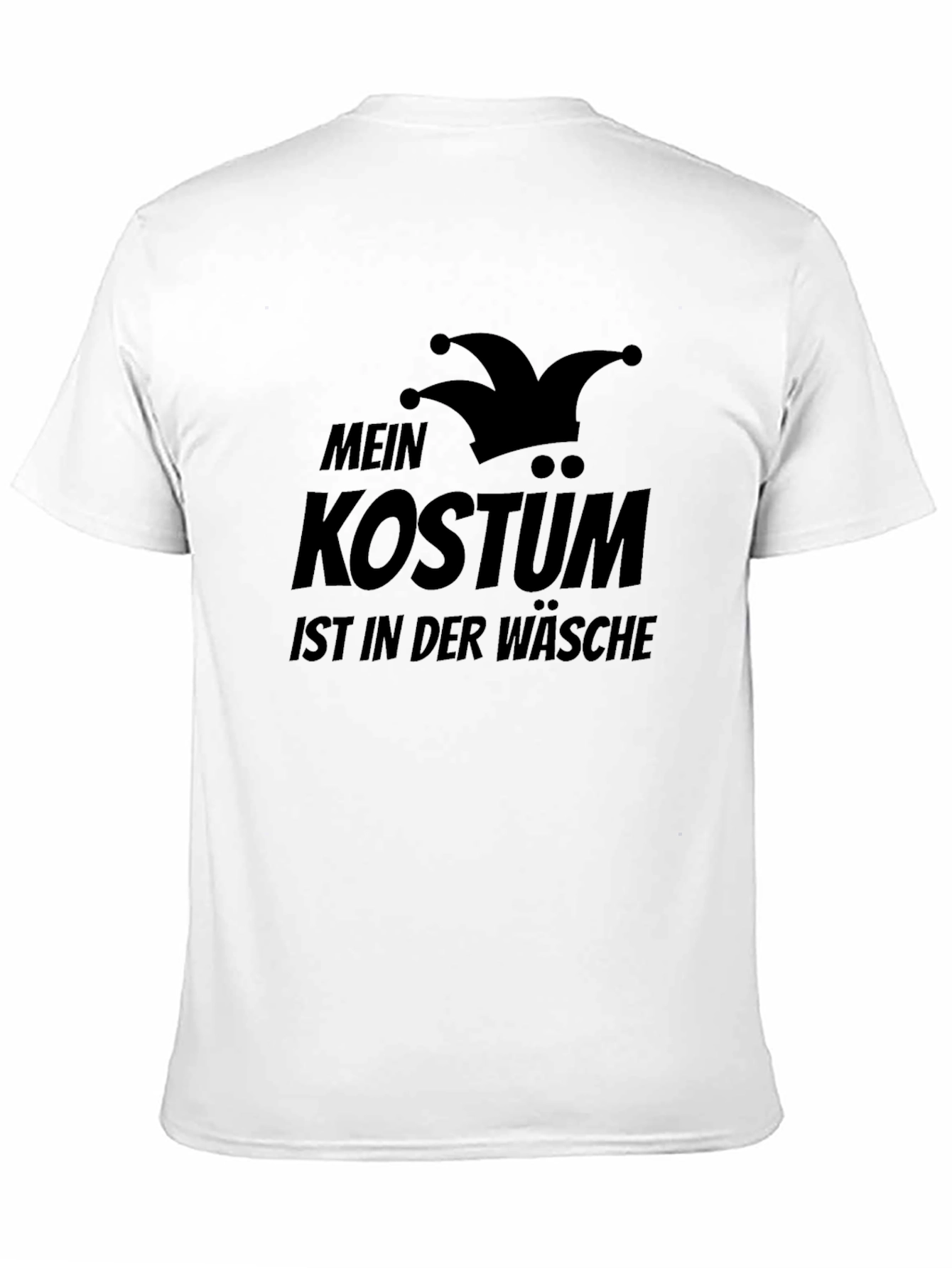Funny German Costume Laundry Black T-Shirt