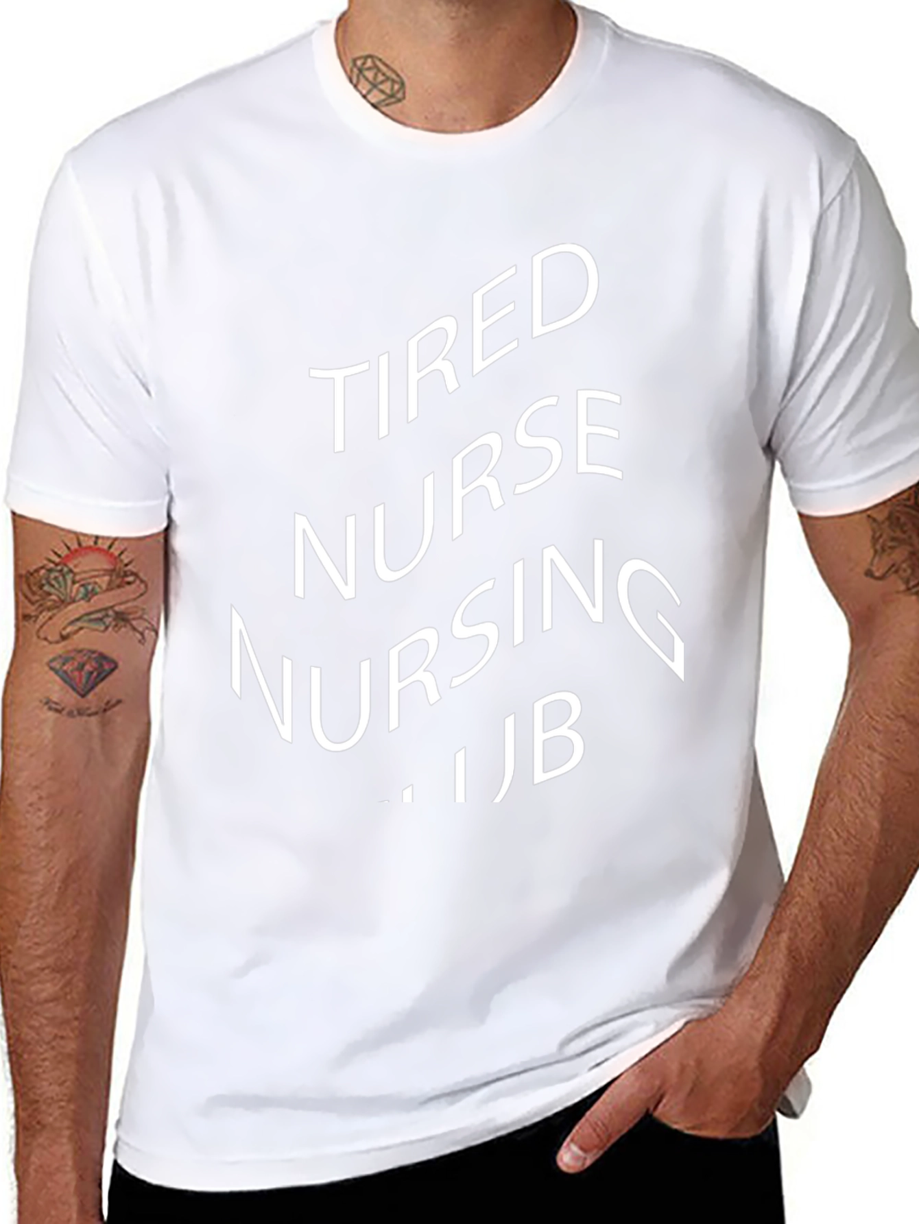Tired Nurse Nursing Club Graphic Tee