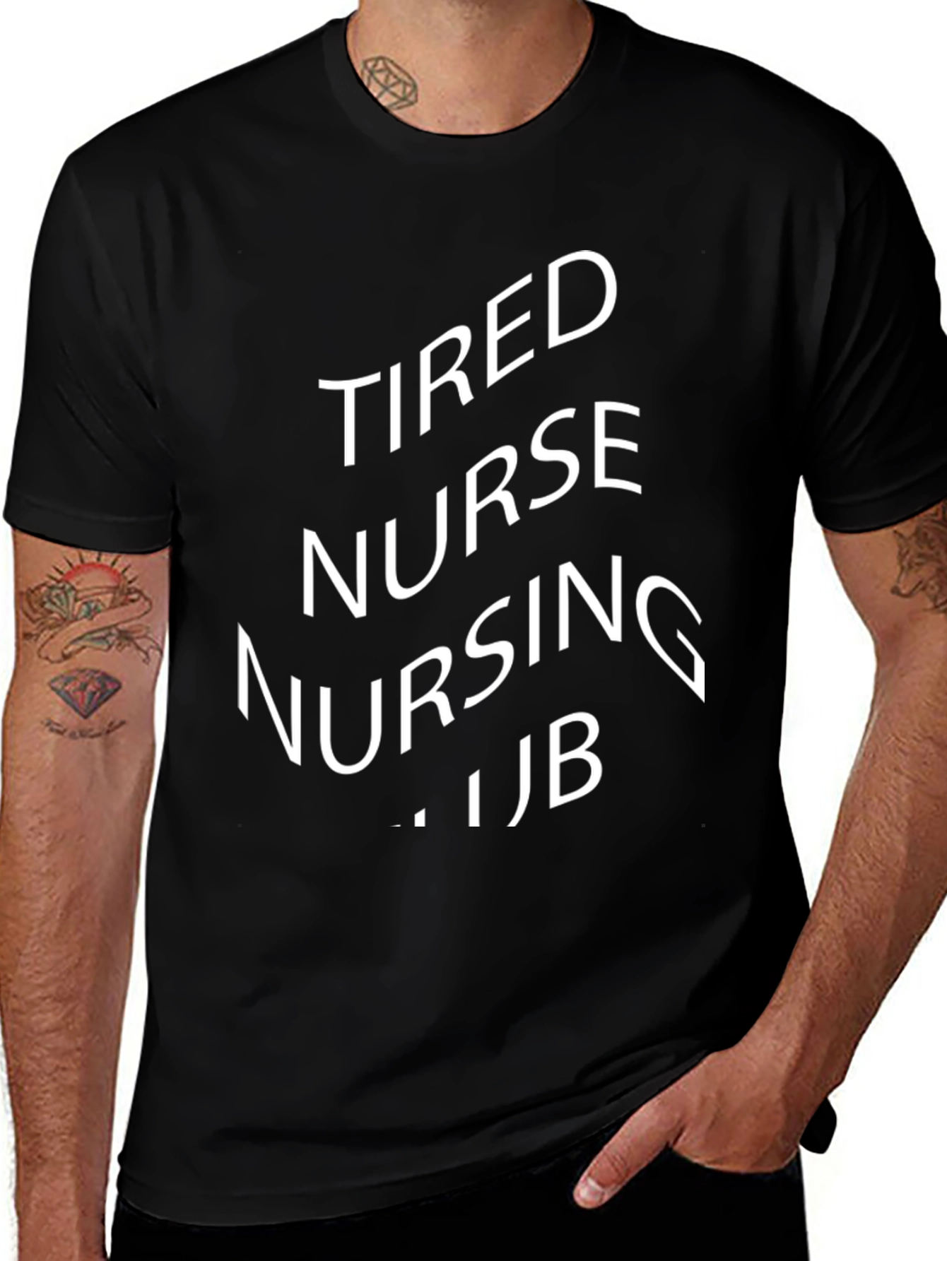 Tired Nurse Nursing Club Graphic Tee