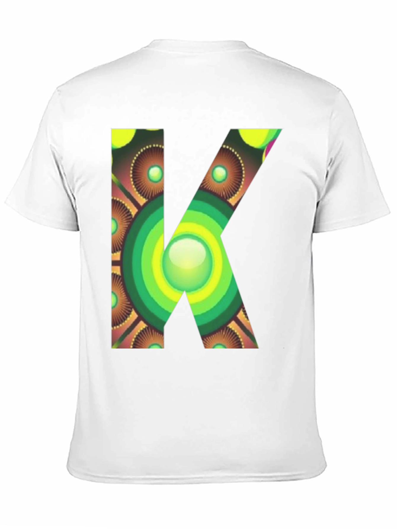 Abstract Letter K Graphic Tee - Unique Design
