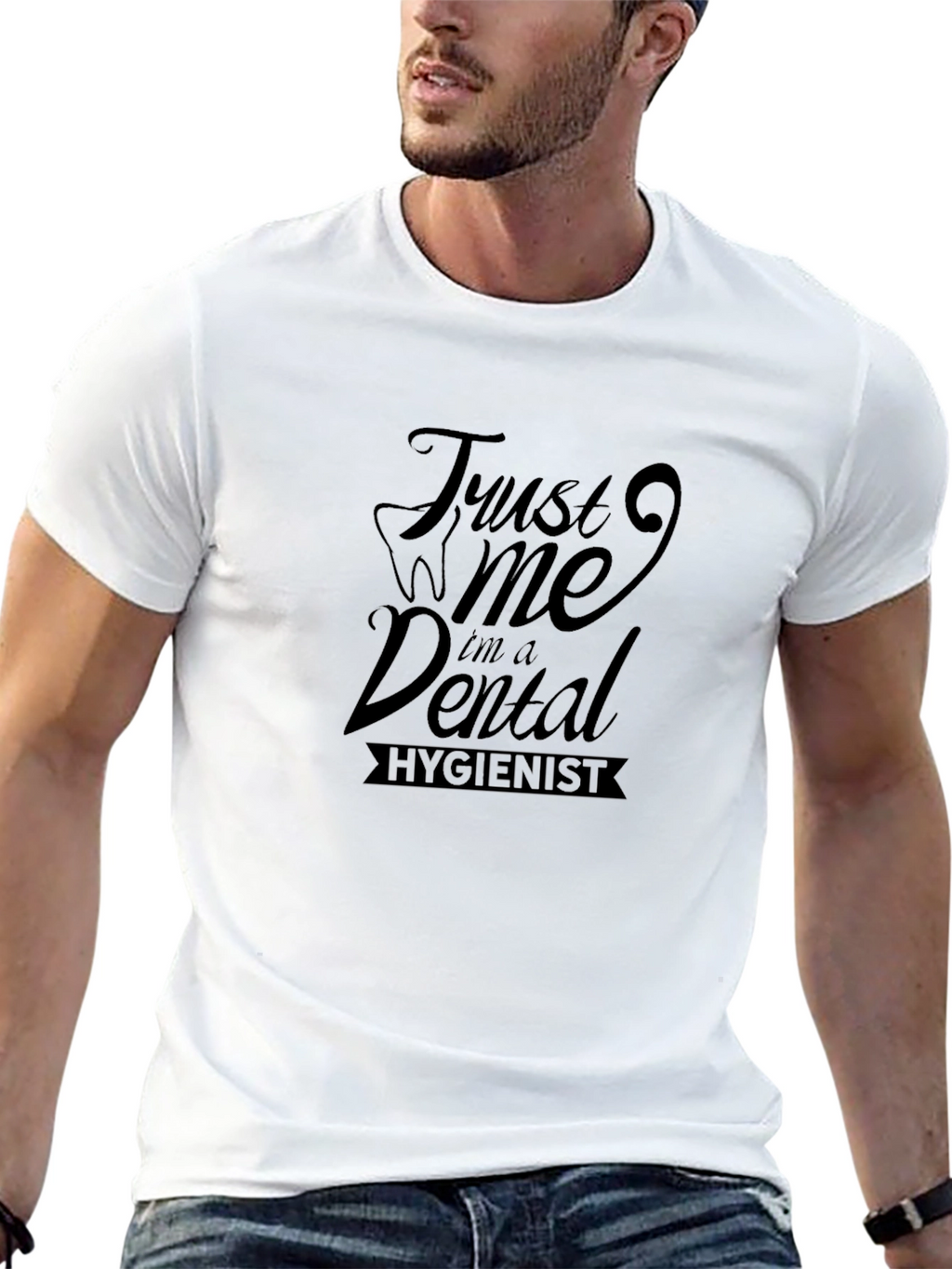 Trust Me Im A Dental Hygienist Black T-Shirt