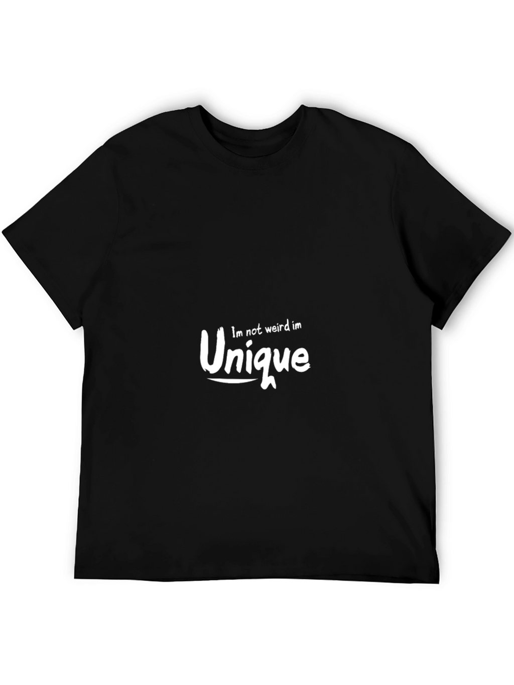 Unique Graphic Tee - Black Casual T-Shirt