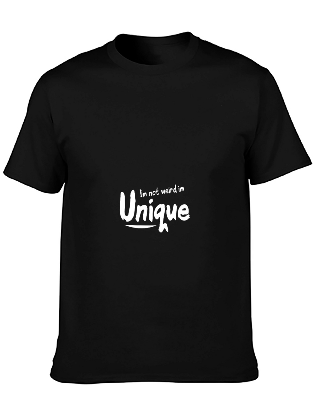 Unique Graphic Tee - Black Casual T-Shirt