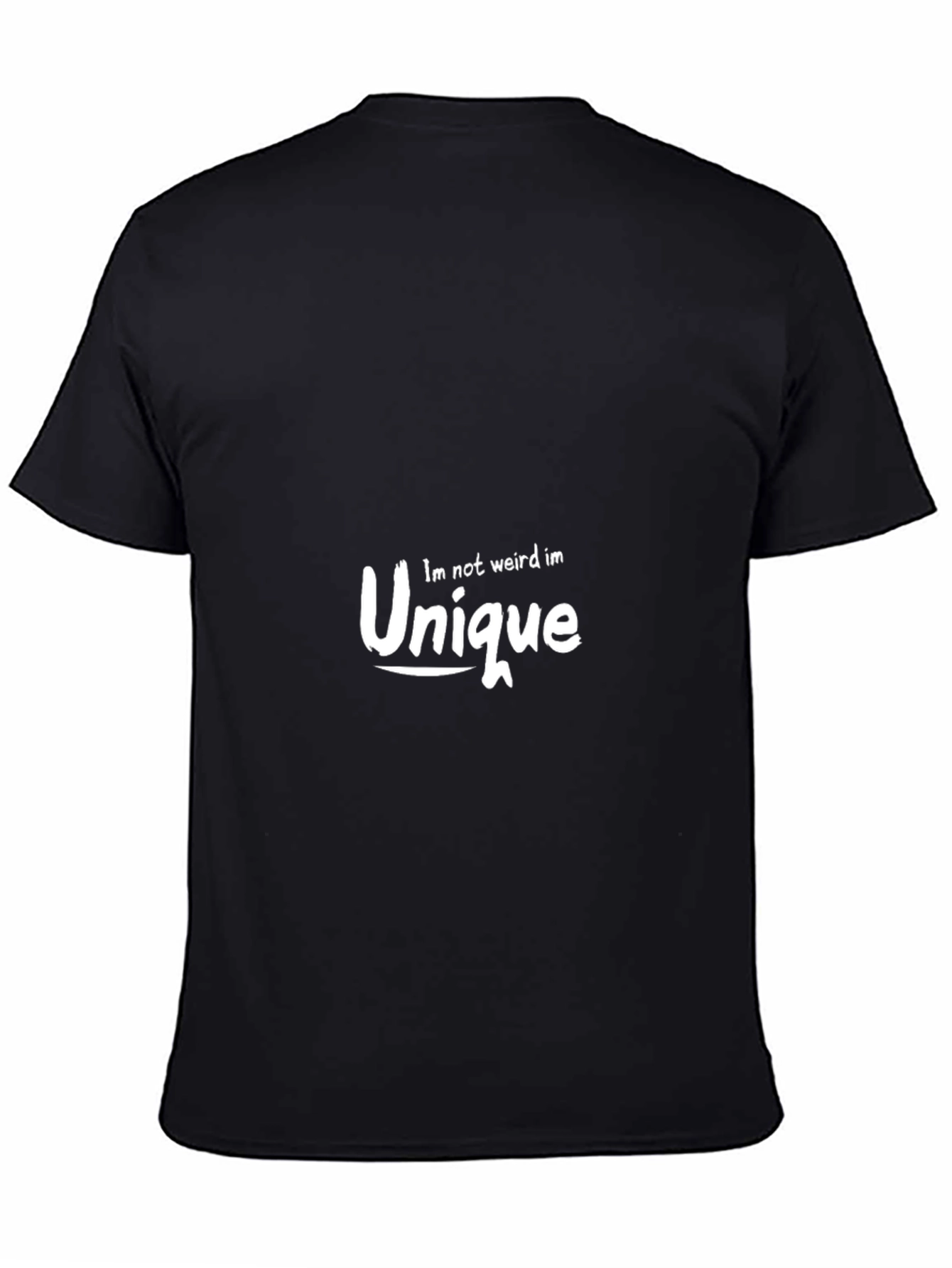 Unique Graphic Tee - Black Casual T-Shirt