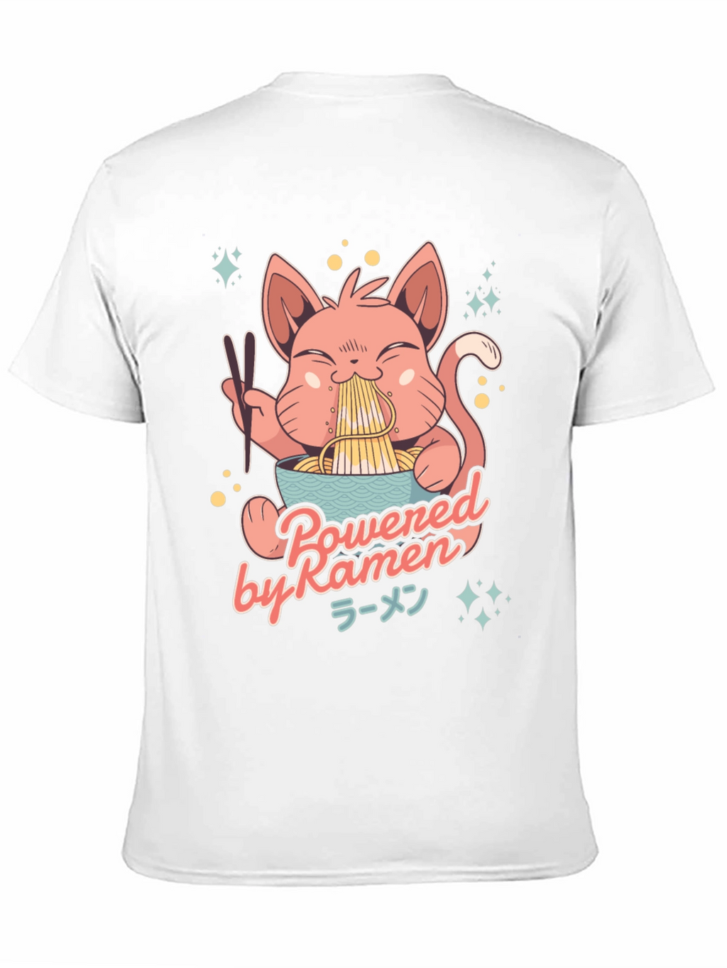 Ramen Cat Graphic T-Shirt