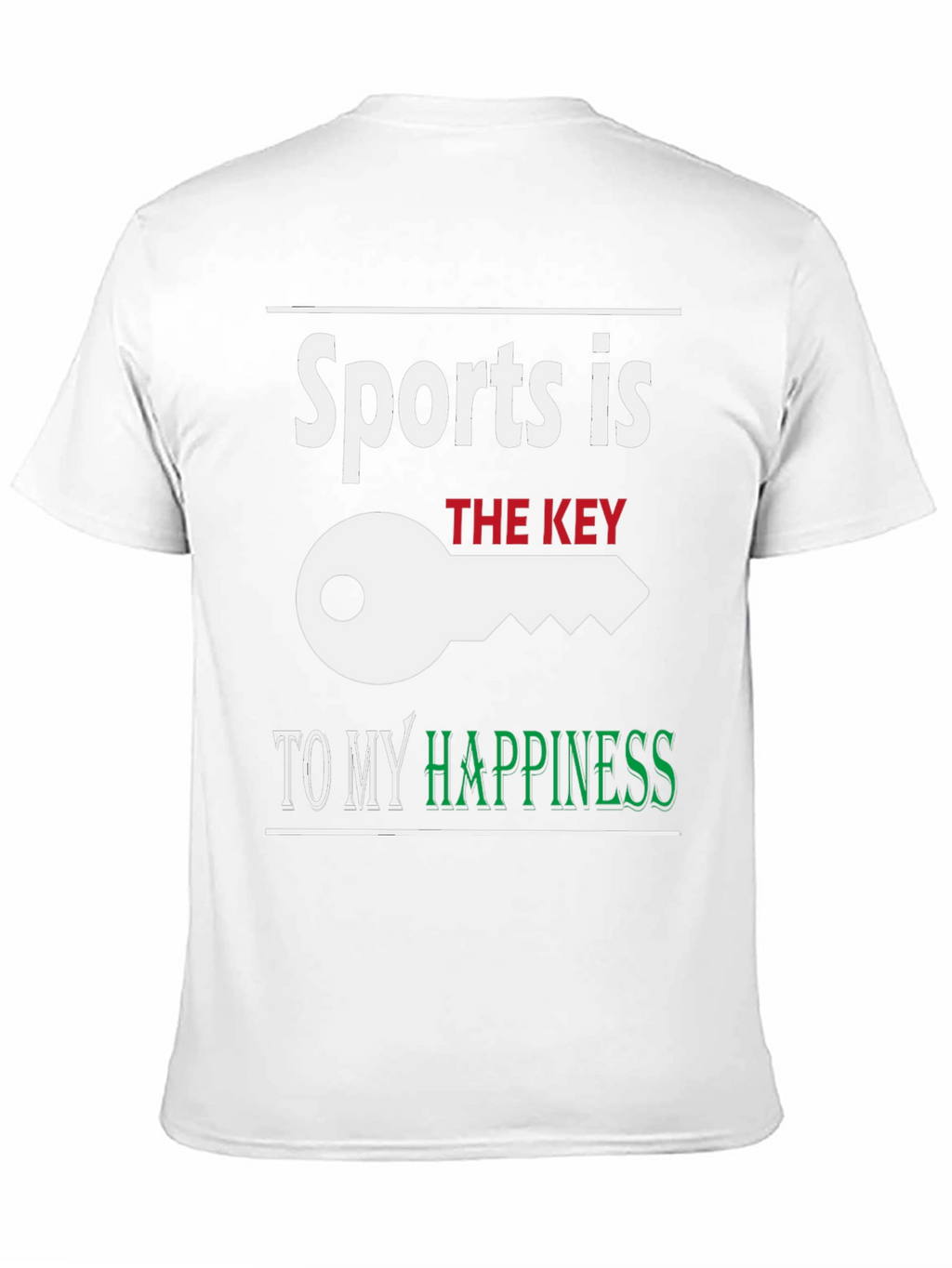 Sports is the Key to My Happiness T-Shirt