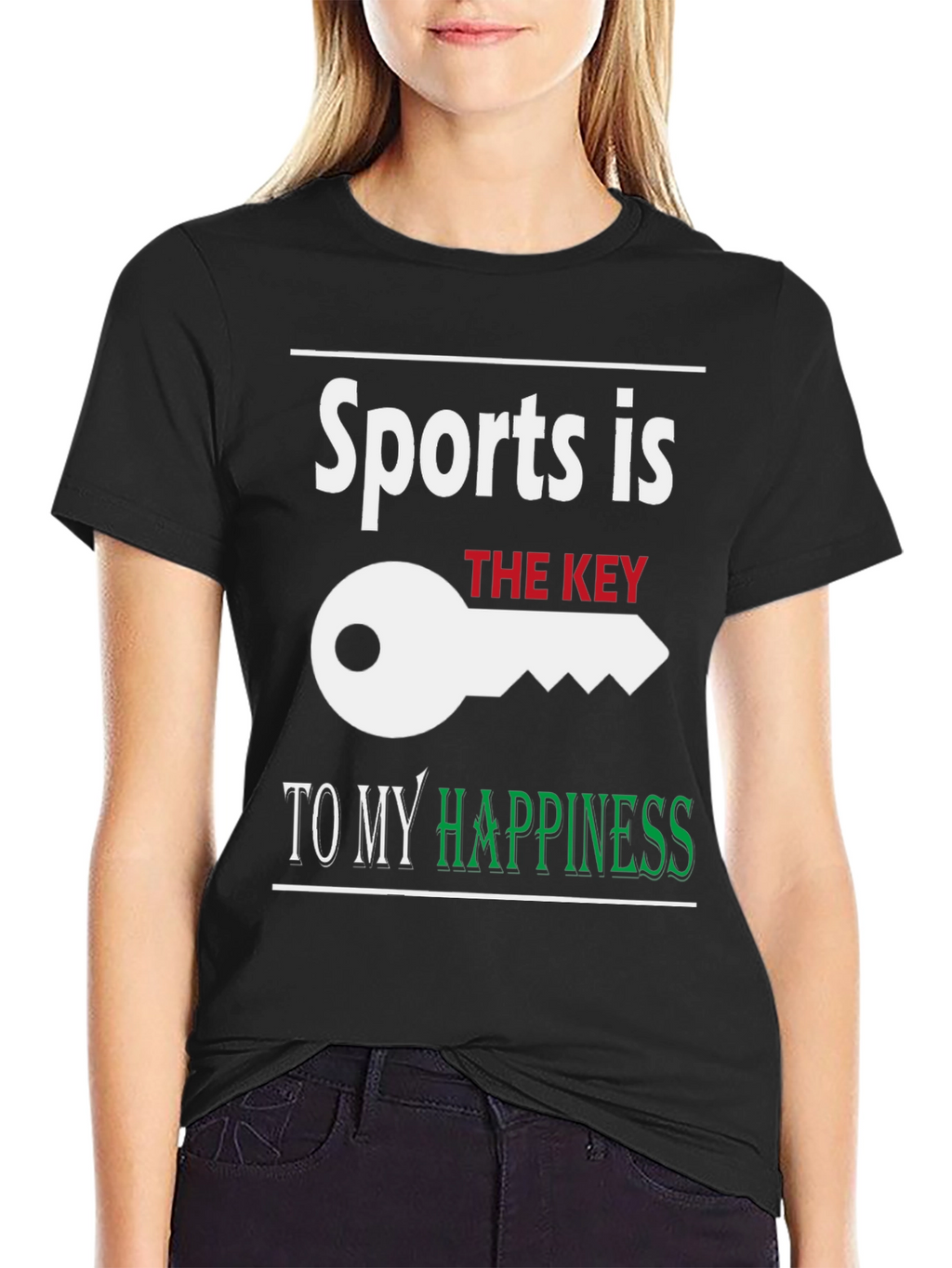 Sports is the Key to My Happiness T-Shirt