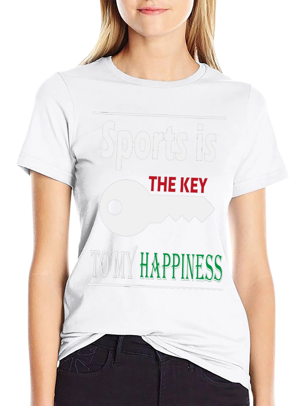Sports is the Key to My Happiness T-Shirt