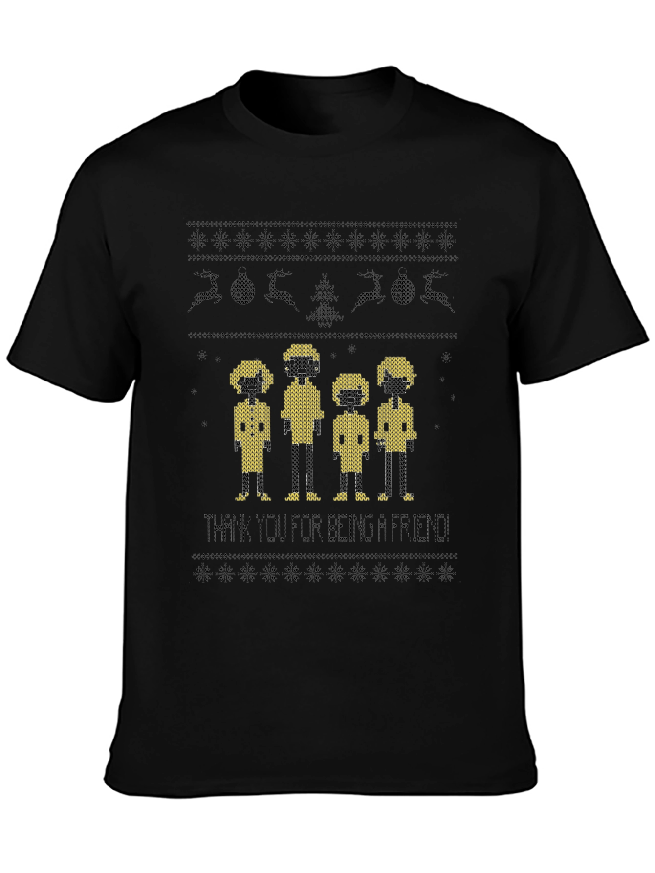 Friends Ugly Christmas Sweater T-Shirt