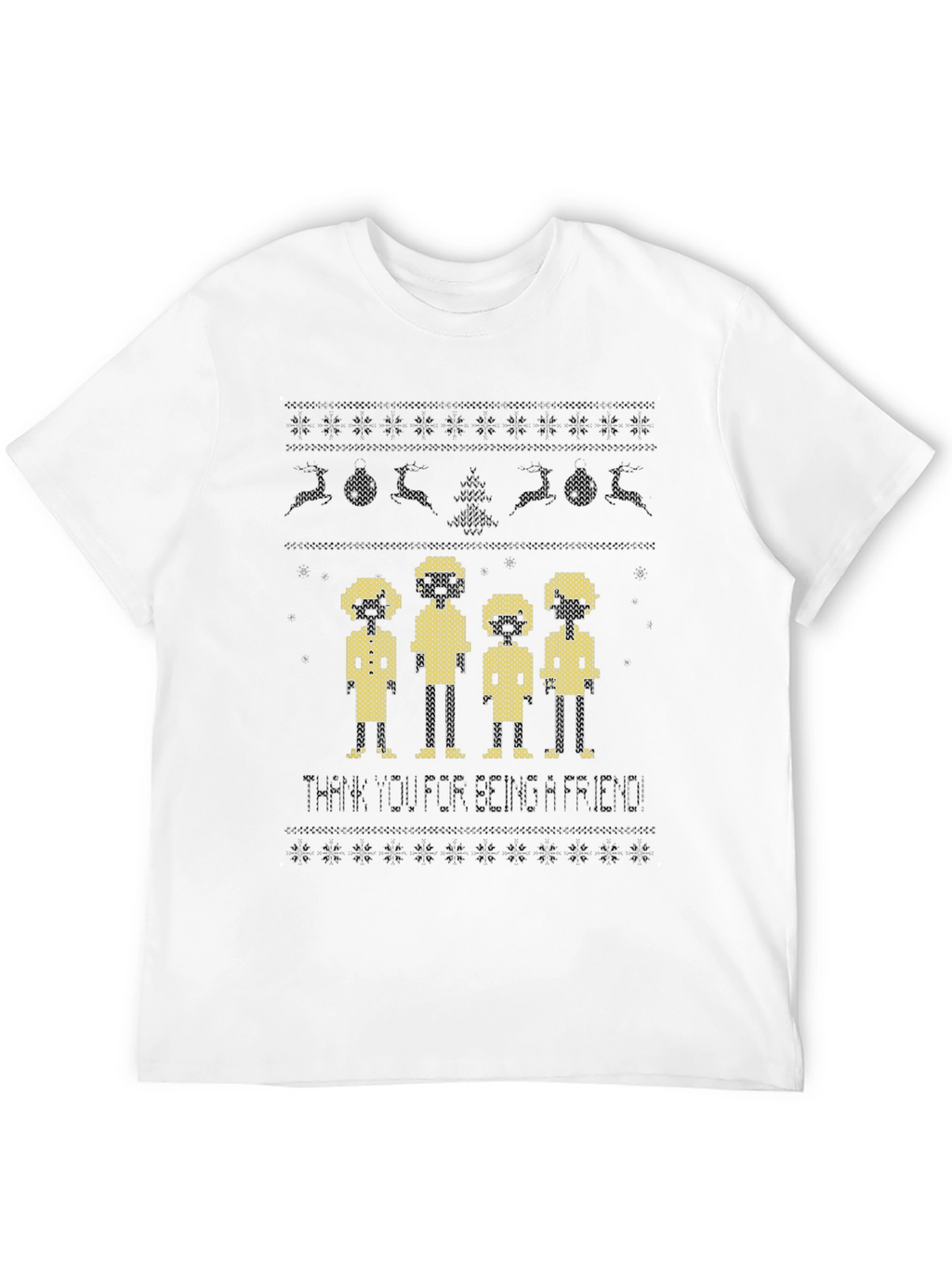 Friends Ugly Christmas Sweater T-Shirt
