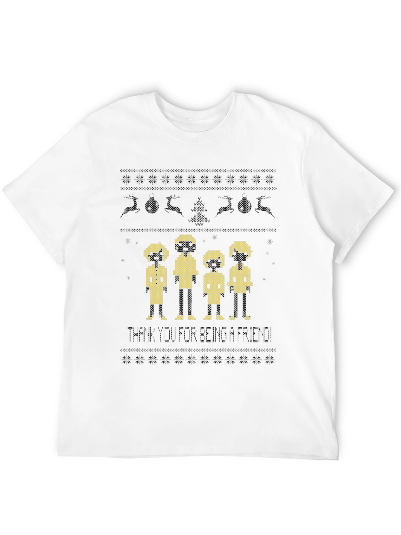 Friends Ugly Christmas Sweater T-Shirt