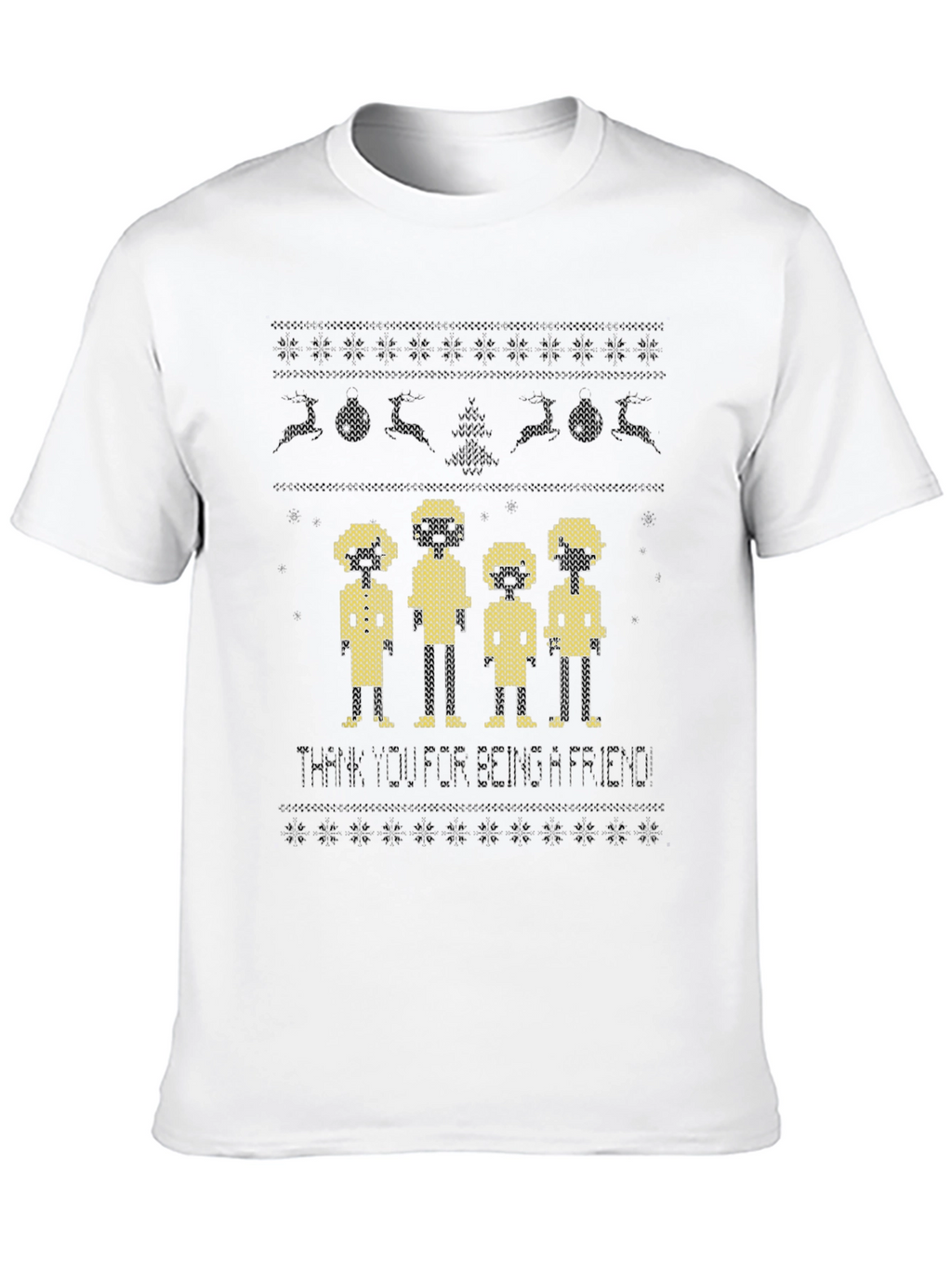 Friends Ugly Christmas Sweater T-Shirt