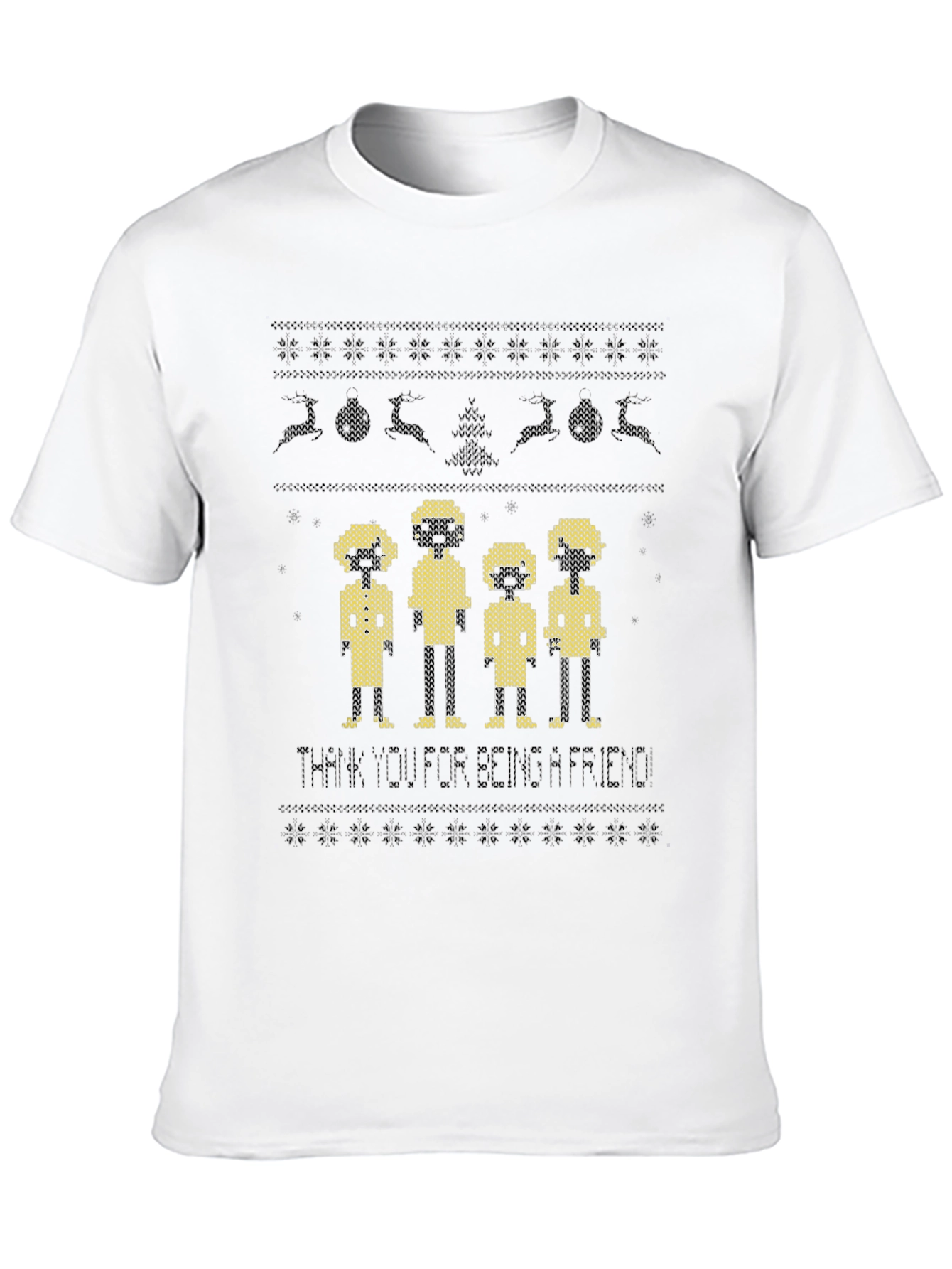 Friends Ugly Christmas Sweater T-Shirt