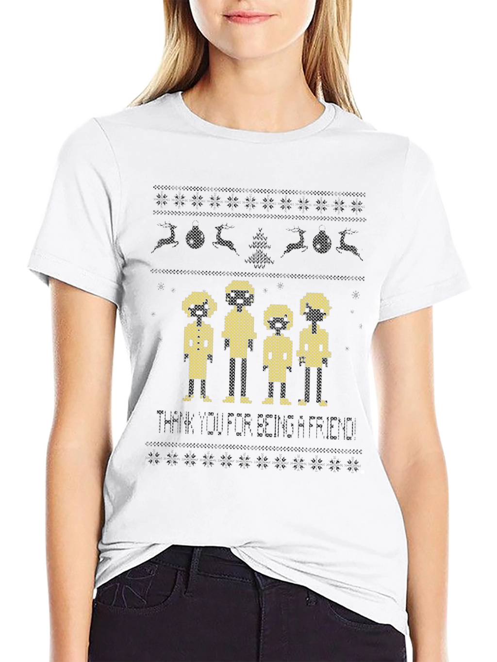 Friends Ugly Christmas Sweater T-Shirt