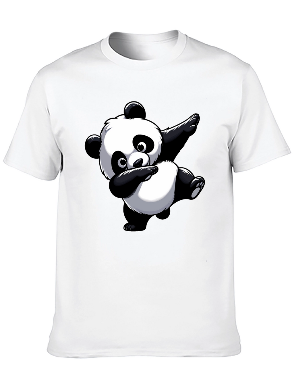 Dabbing Panda Graphic Tee - Black