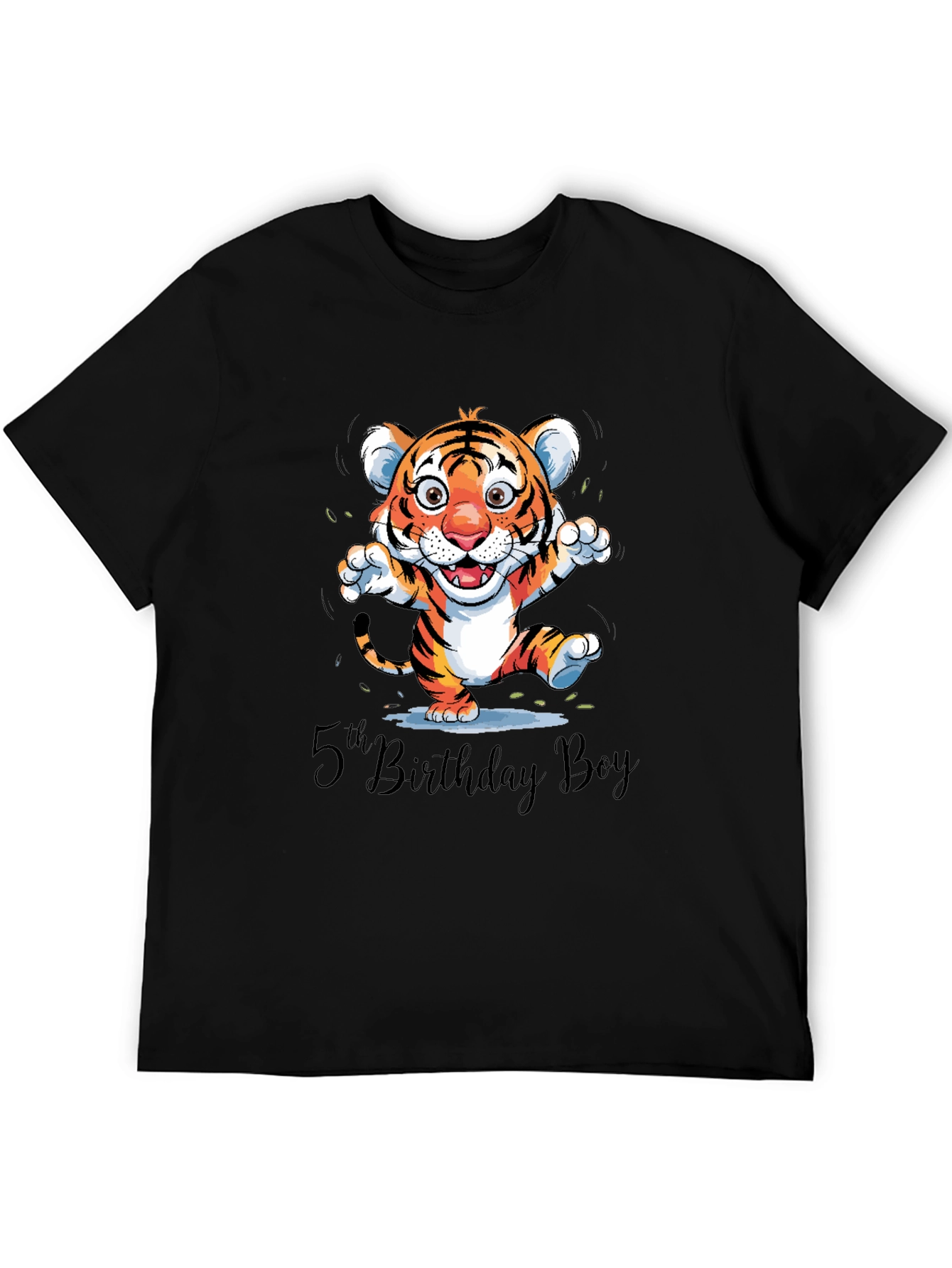 5th Birthday Boy Tiger Cub T-Shirt