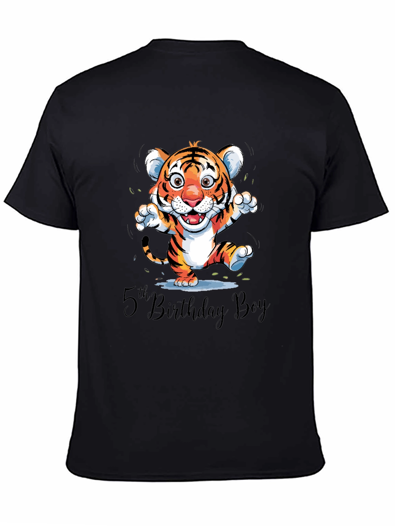 5th Birthday Boy Tiger Cub T-Shirt
