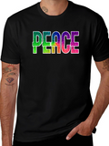 Peace Rainbow Graphic T-Shirt