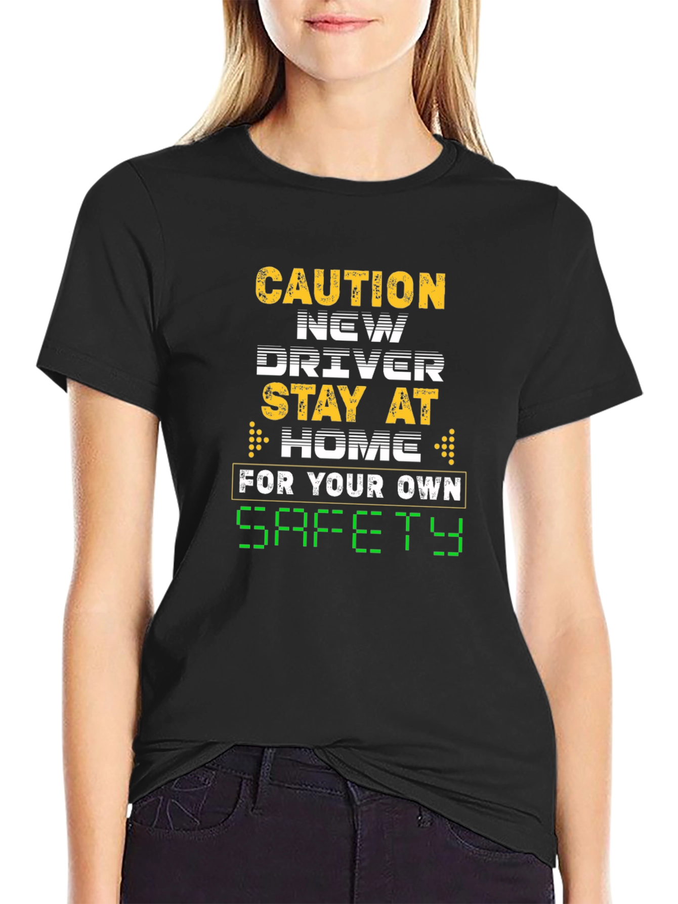 Caution New Driver Stay Home T-Shirt