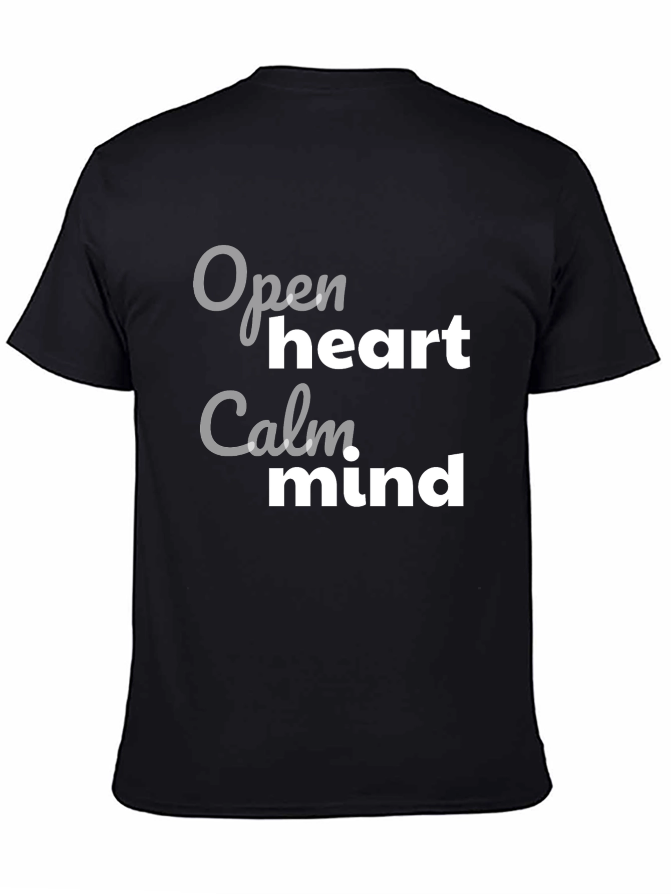 Open Heart Calm Mind Graphic T-Shirt