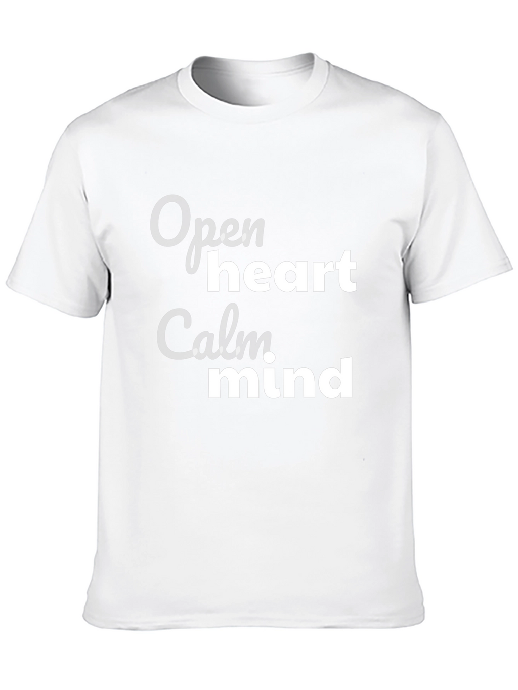 Open Heart Calm Mind Graphic T-Shirt