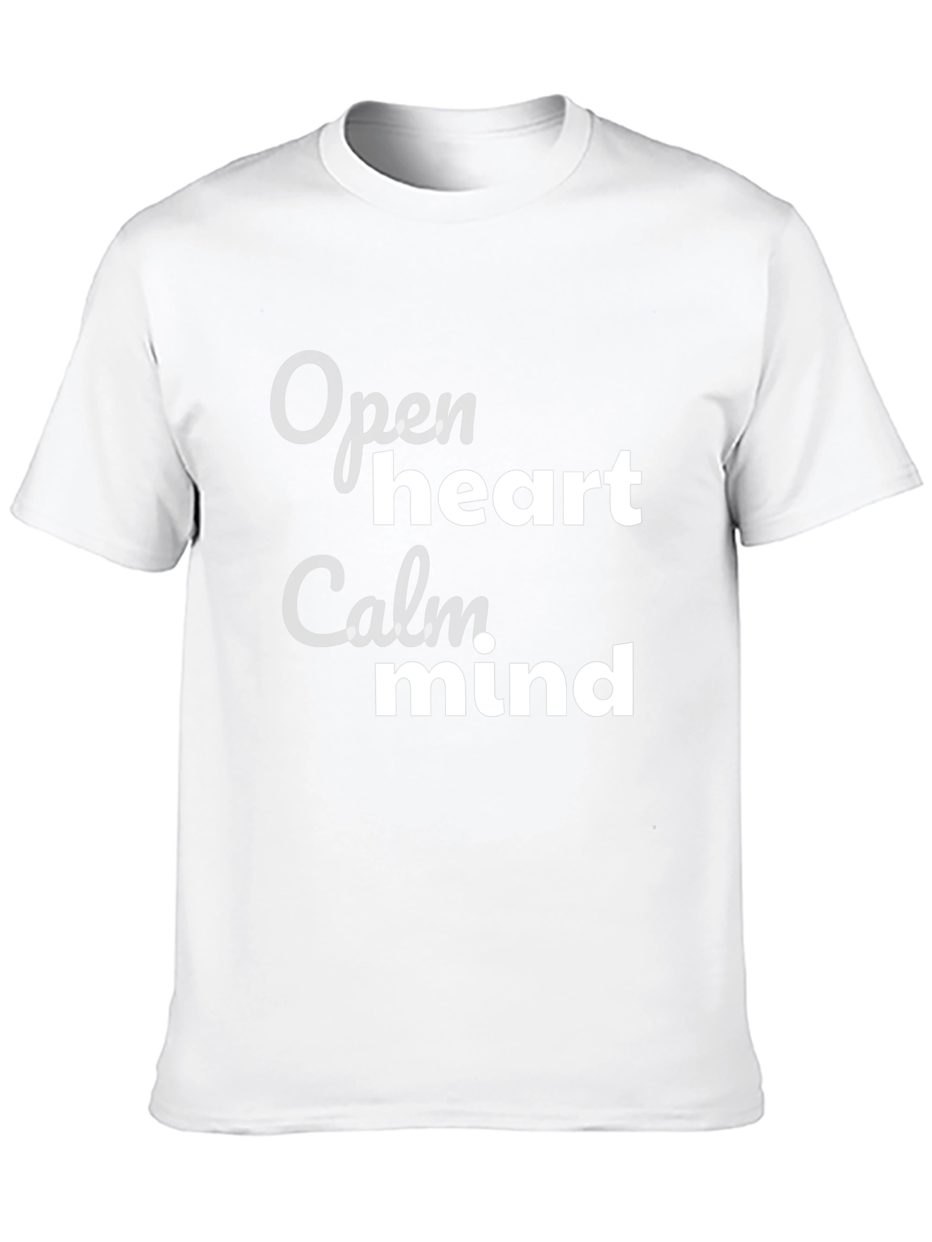 Open Heart Calm Mind Graphic T-Shirt