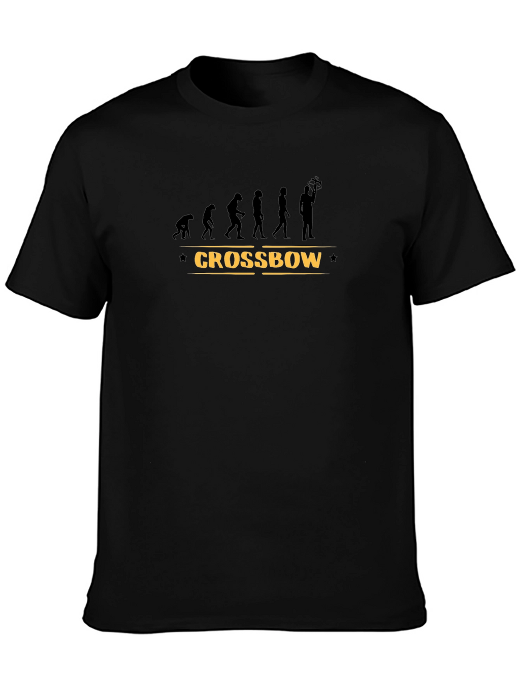 Crossbow Evolution Graphic T-Shirt - Black Cotton Tee